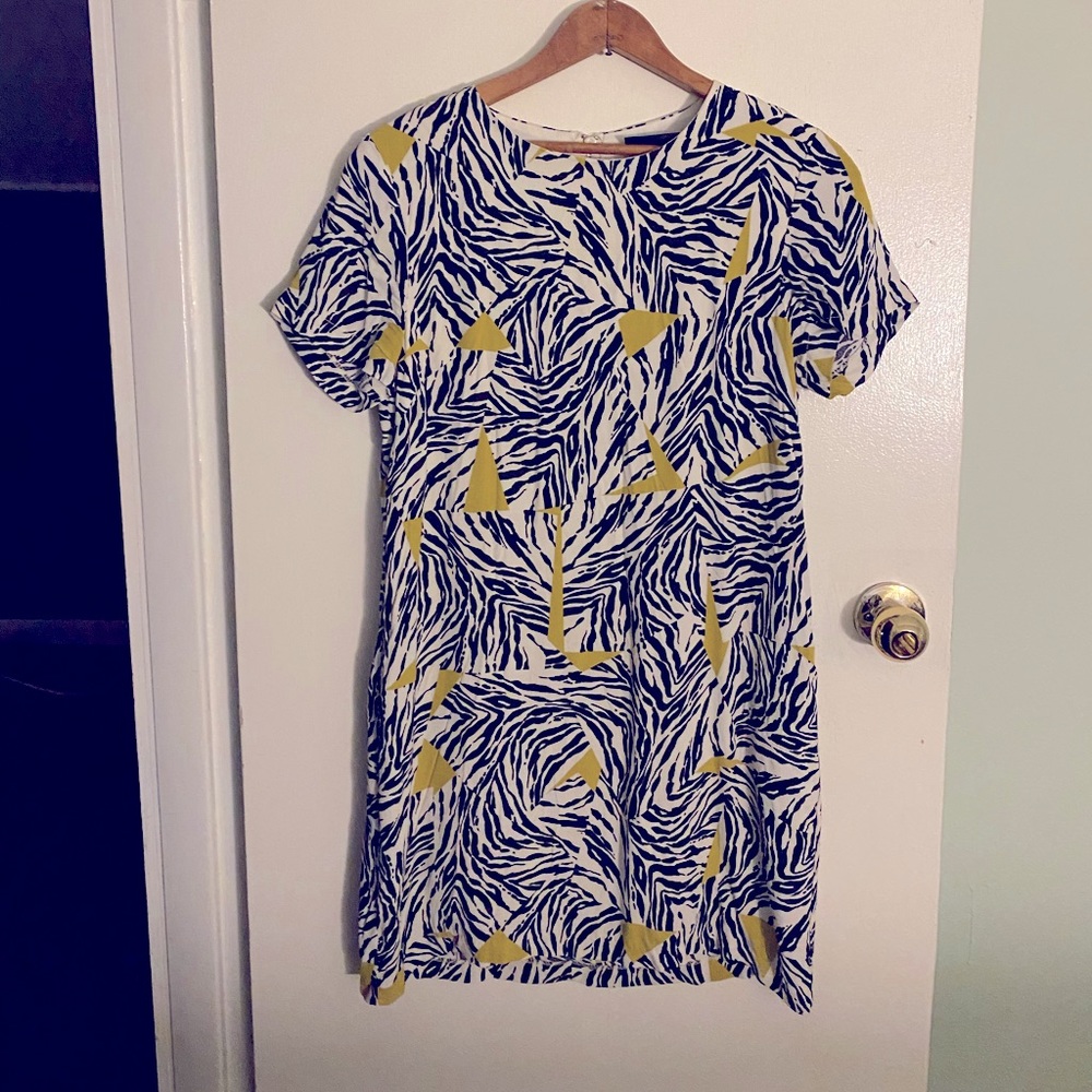 Zebra print dress